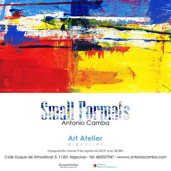 Exposición Small Formats de Antonio Camba en la Galería de Arte Art Atelier de Algeciras