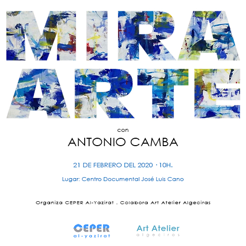 Conferencia con el artista Antonio Camba