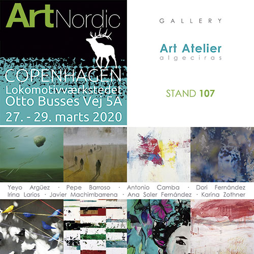 Art Atelier Gallery de Algeciras en la Feria de Arte ART NORDIC en Copenhague